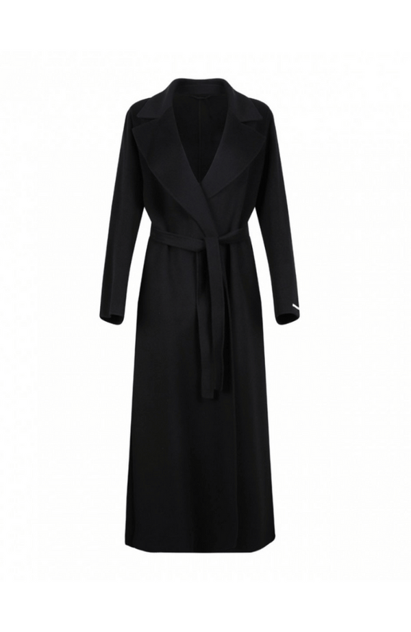 MARELLA by MAX MARA ARDENZA FULL LENGTH COAT - NOIR FLOW BY NICOLE