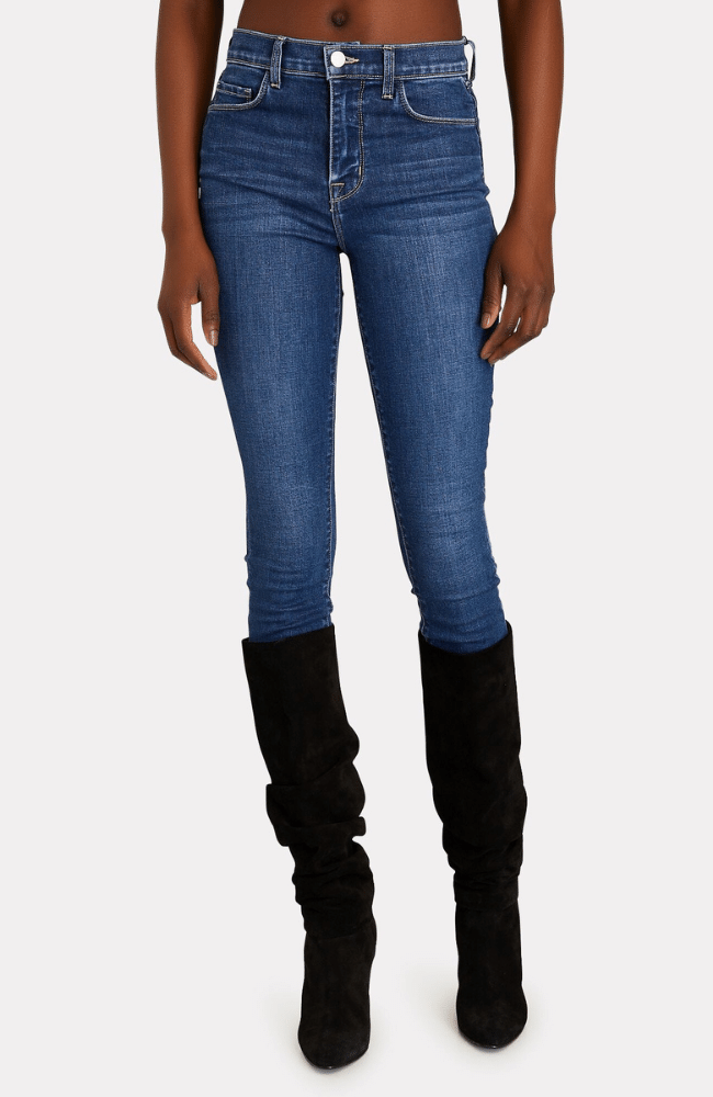 MONIQUE ULTRA HIGH RISE SKINNY JEAN - BYERS-L'AGENCE-FLOW by nicole