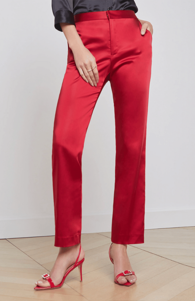 REBEL TROUSER - DARK TANGO RED-L&#39; AGENCE-FLOW by nicole