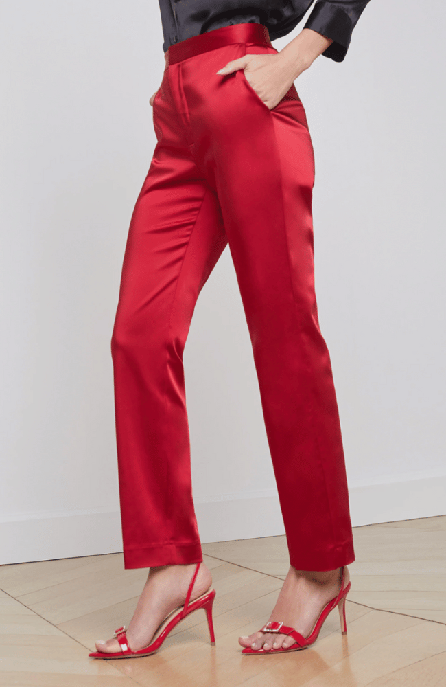 REBEL TROUSER - DARK TANGO RED-L&#39; AGENCE-FLOW by nicole
