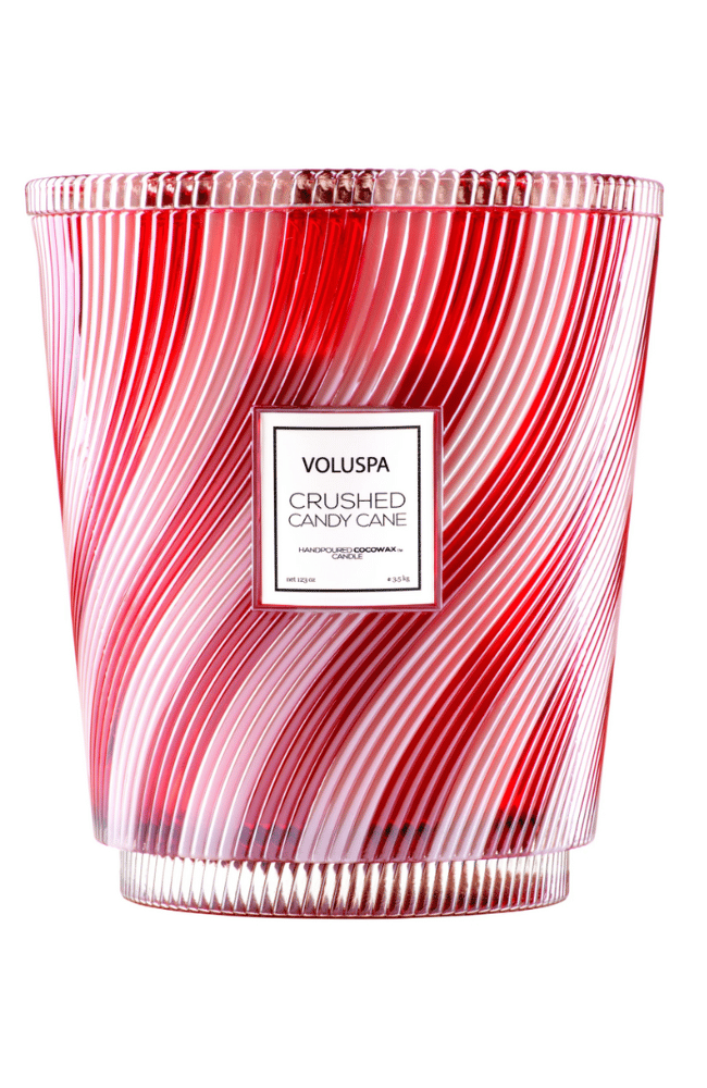 CRUSHED CANDY CANE | 5 WICK HEARTH CANDLE