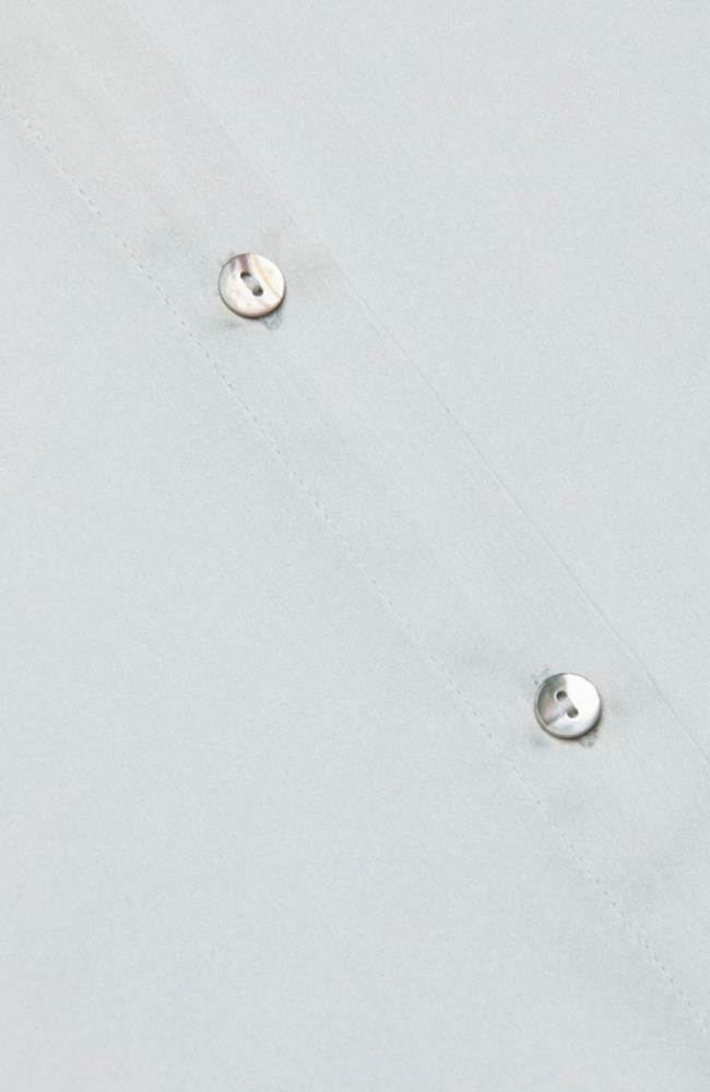 TYLER SILK BLOUSE in PALE MIST BLUE-L'AGENCE-FLOW BY NICOLE CANADA