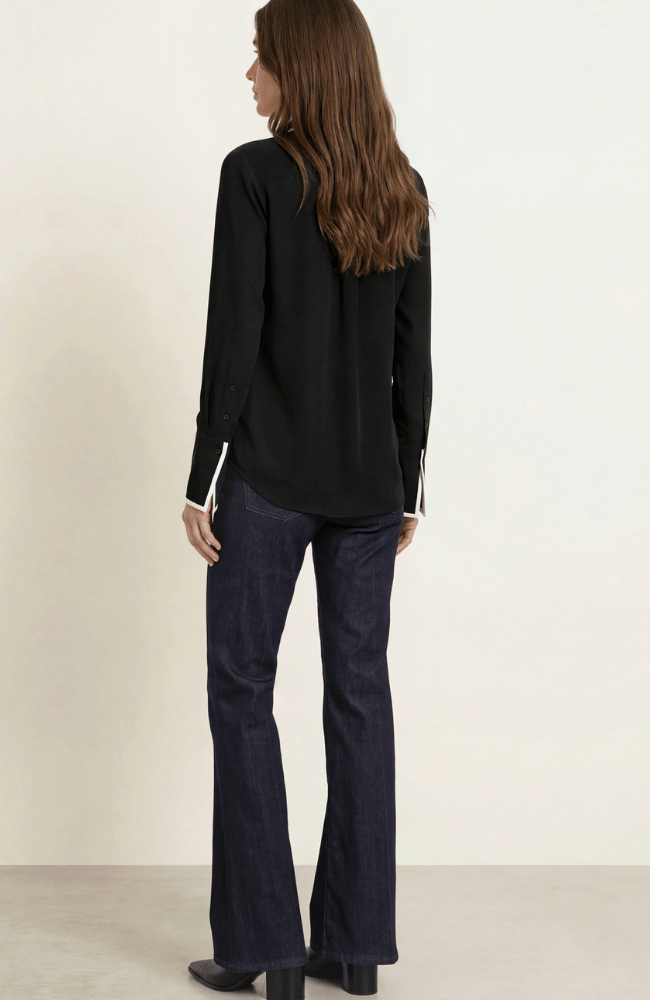 NEW VOYAGE BLOUSE with WHITE PIPING