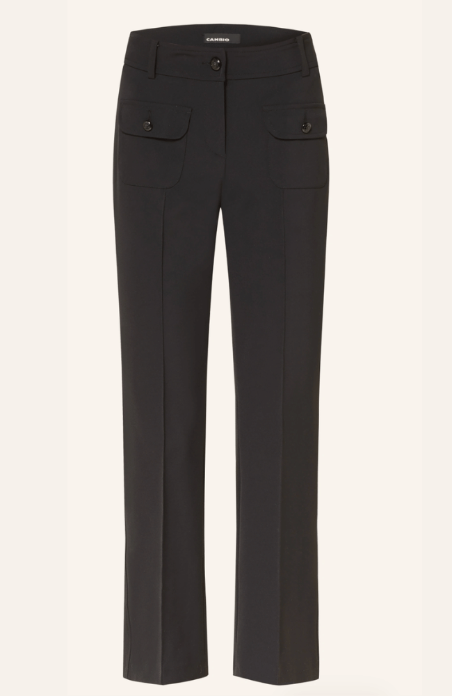 FARAH PATCH POCKET PANT  in BLACK