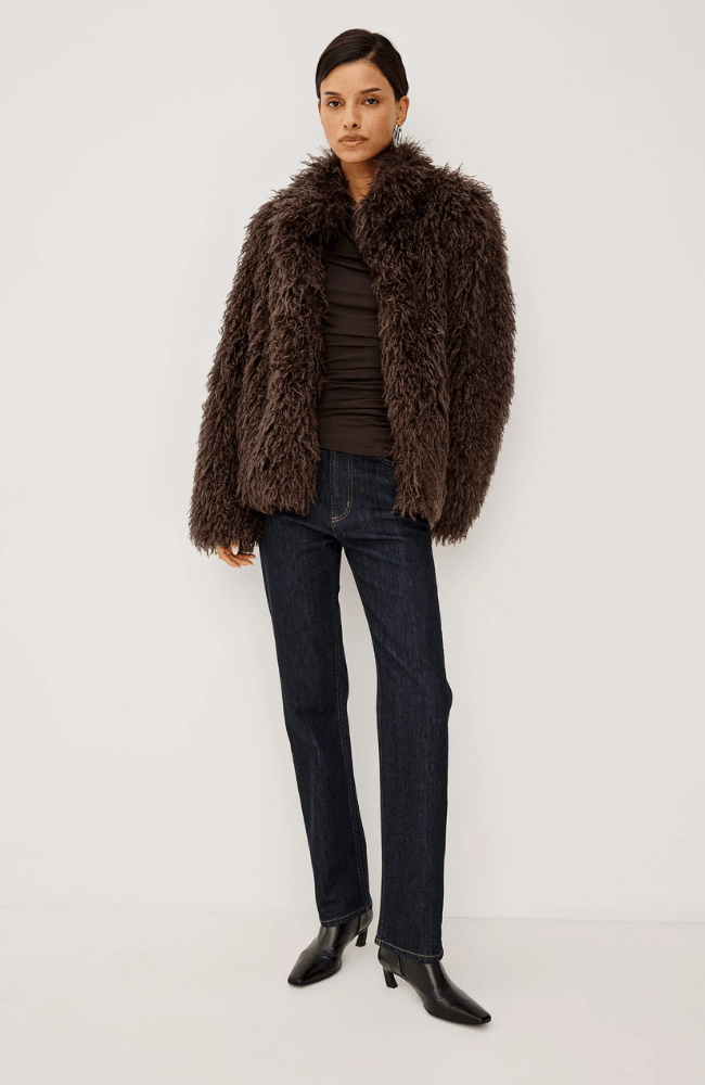 BLISSE COAT in ESPRESSO