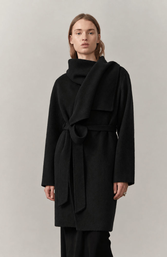 MINNA COAT in BLACK-HERSKIND-FLOW BY NICOLE CANADA