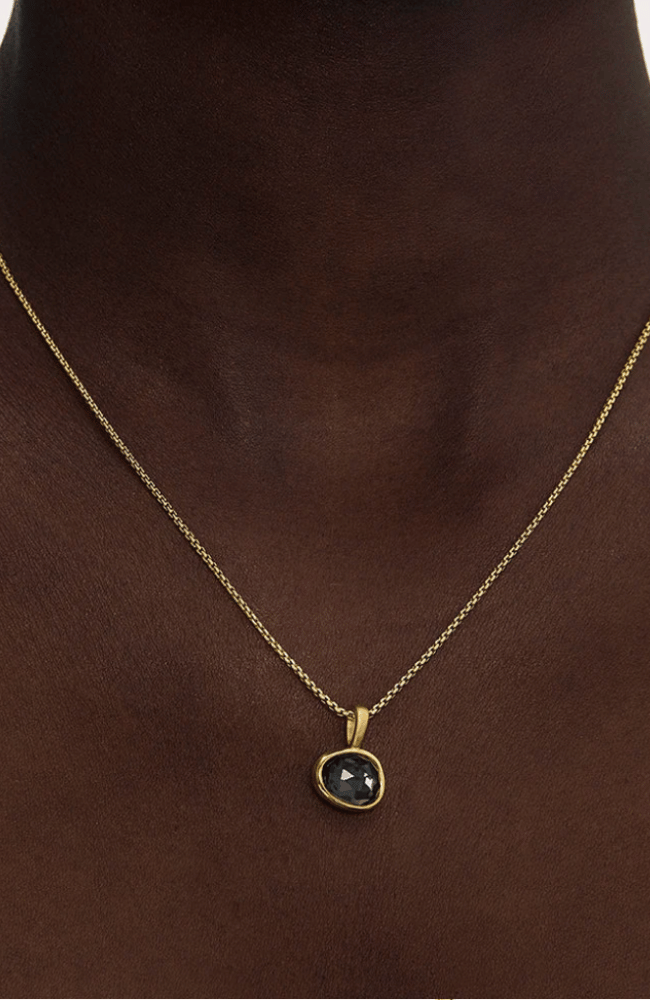 CALA PENDANT NECKLACE in IRIDESCENT HEMATITE