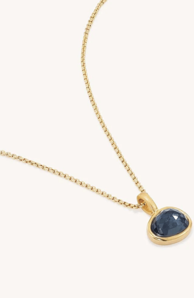 CALA PENDANT NECKLACE in IRIDESCENT HEMATITE
