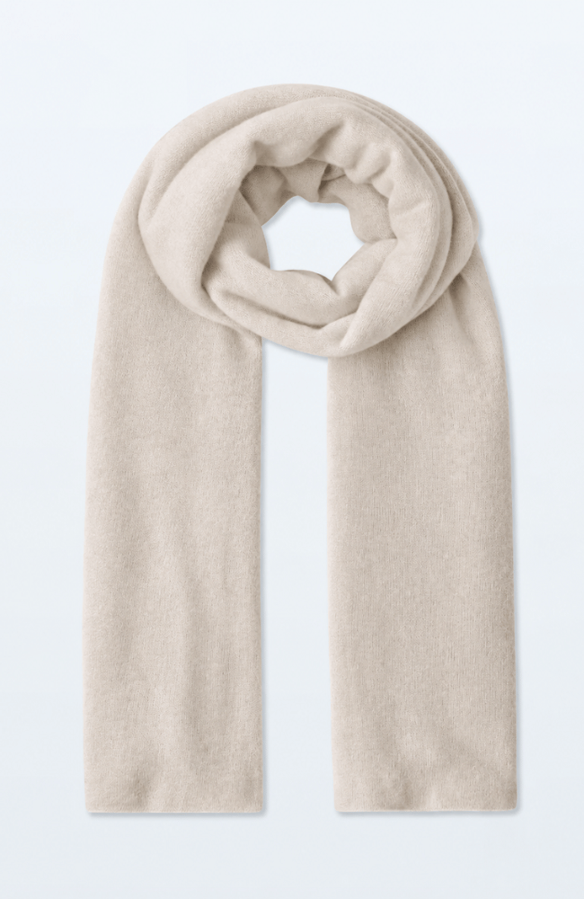 CASHMERE TRAVEL WRAP in NATURAL HEATHER-WHITE & WARREN-FLOW BY NICOLE CANADA