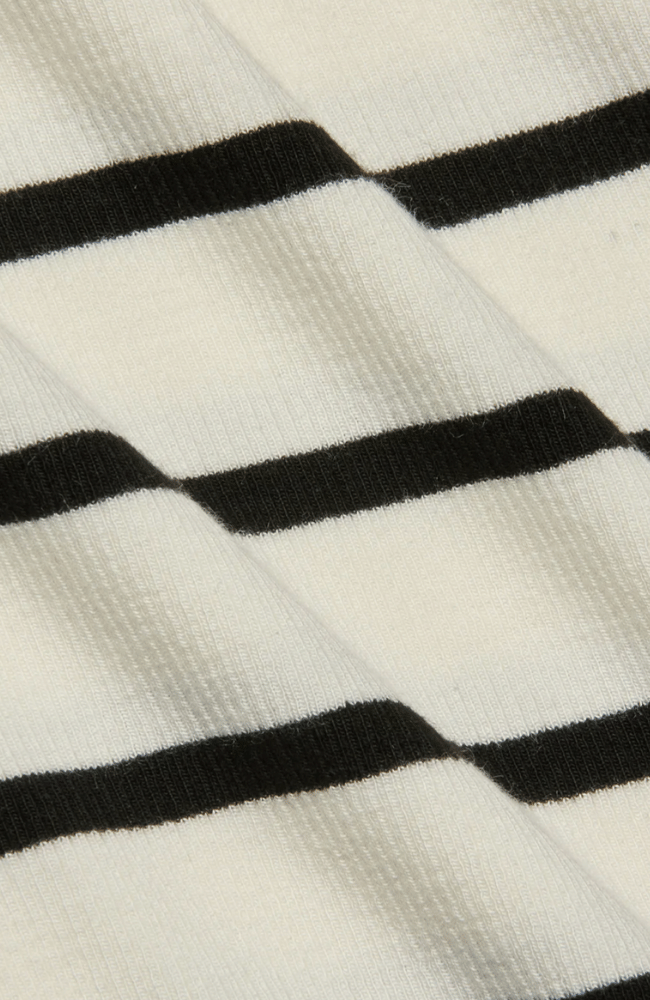 LUCILLE BOATNECK TOP in IVORY BLACK STRIPE-L'AGENCE-FLOW BY NICOLE CANADA