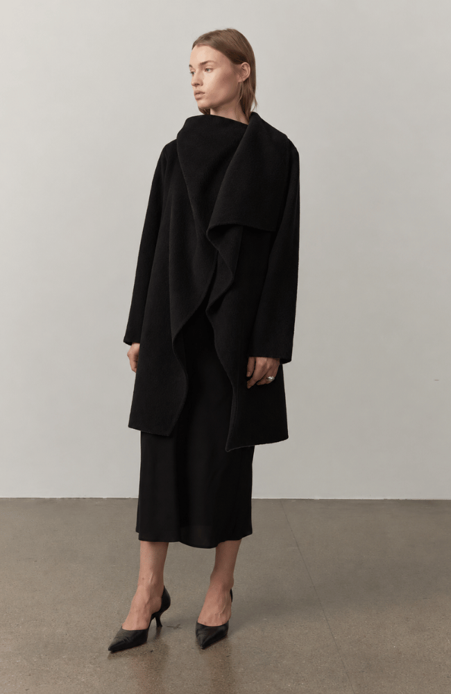 MINNA COAT in BLACK-HERSKIND-FLOW BY NICOLE CANADA