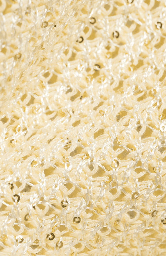BLANCA SEQUIN CARDIGAN in LEMON SORBET SEQUIN-L'AGENCE-FLOW BY NICOLE CANADA