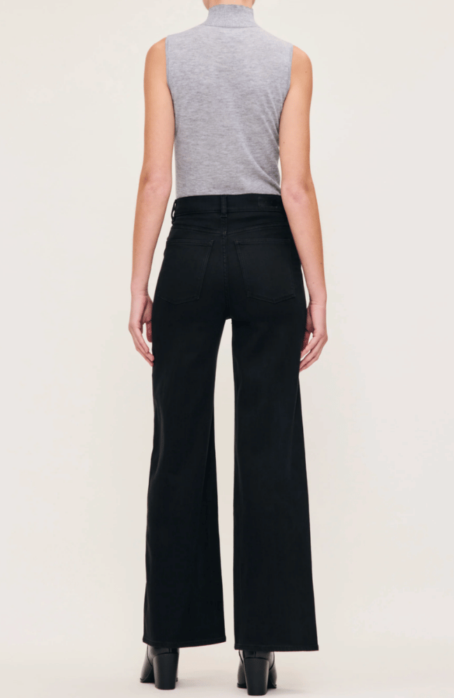 HEPBURN WIDE LEG JEAN in BLACK