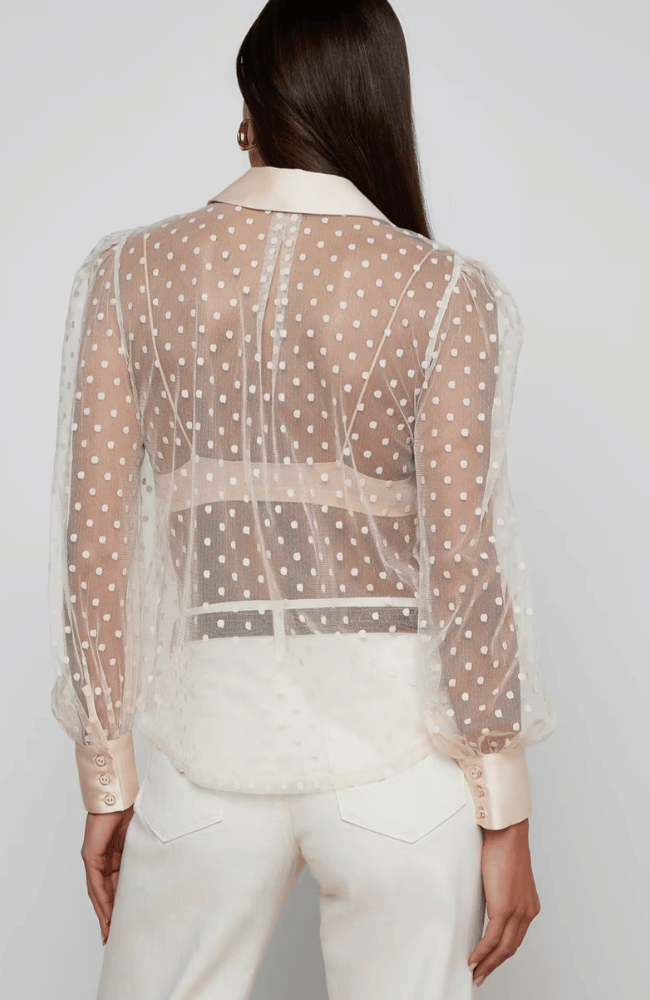 SOPHIE BLOUSE in ECRU-L'AGENCE-FLOW BY NICOLE CANADA