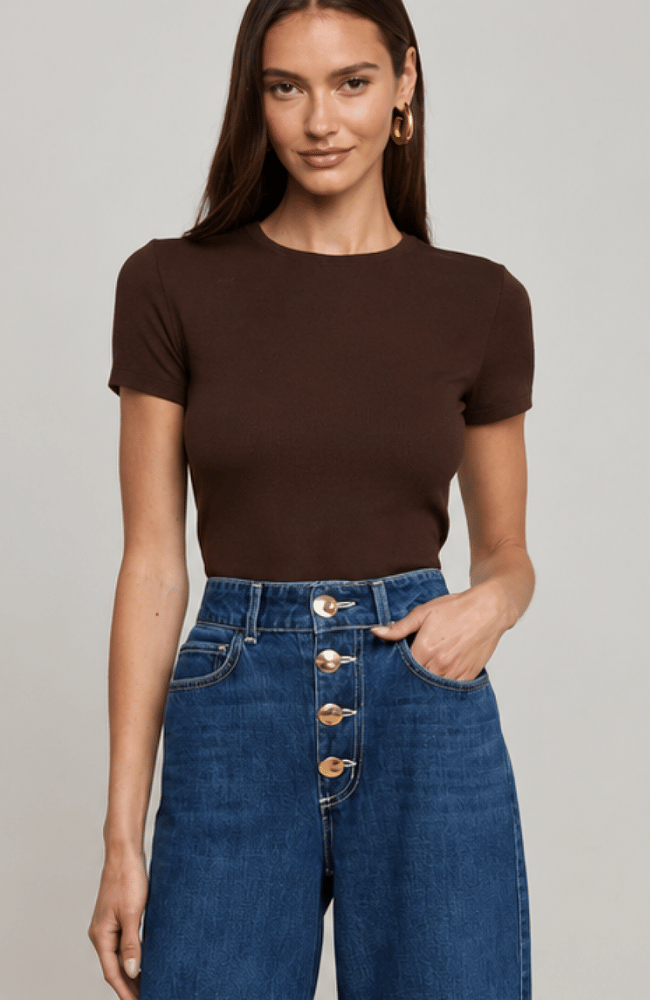 RESSI TEE in DARK JAVA