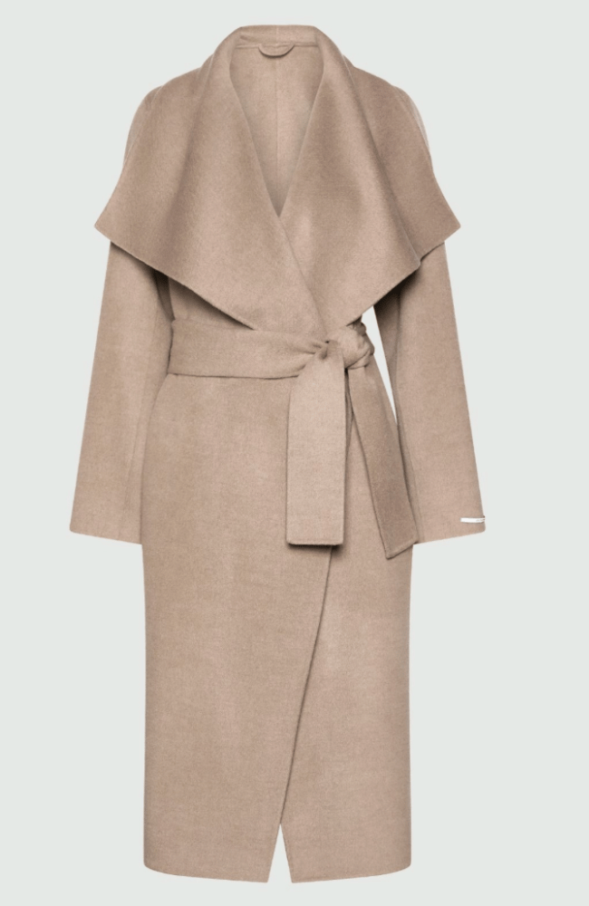 MLLTENENTE PURE WOOL COAT in TURTLEDOVE