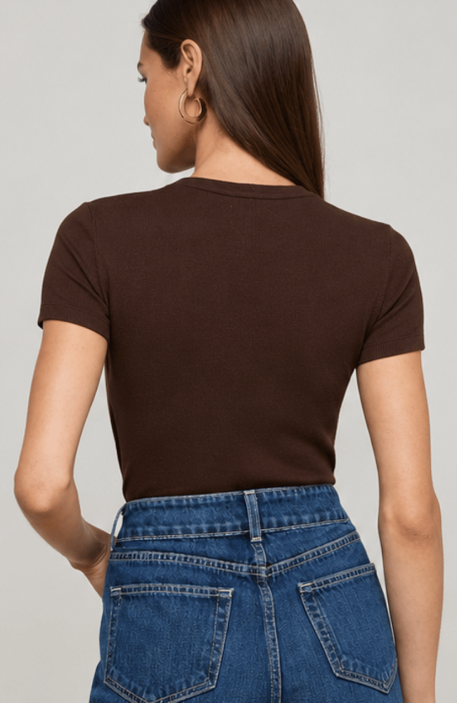 RESSI TEE in DARK JAVA