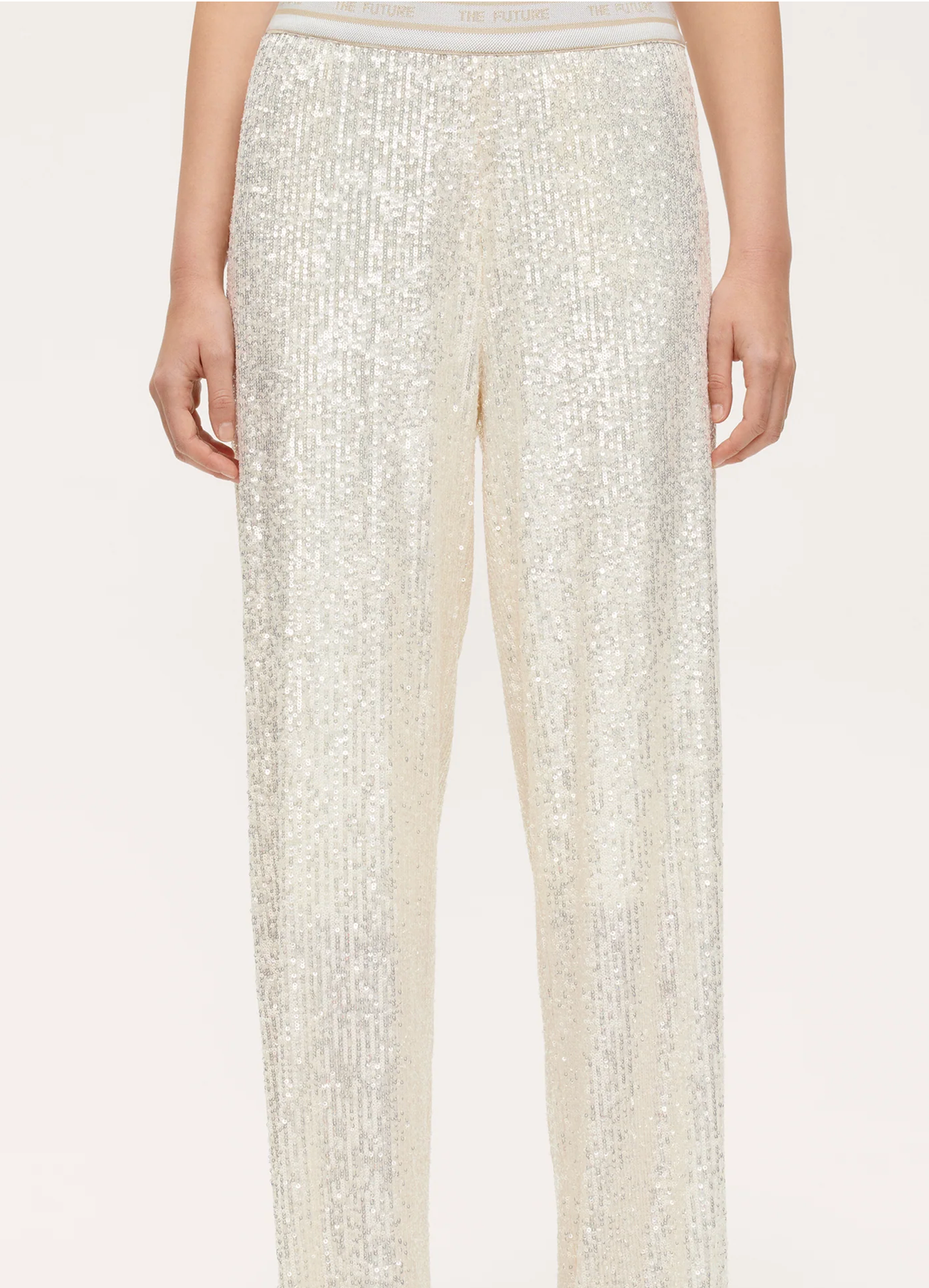 ALICE SEQUIN PANT - OFF WHITE-CAMBIO-FLOW by nicole