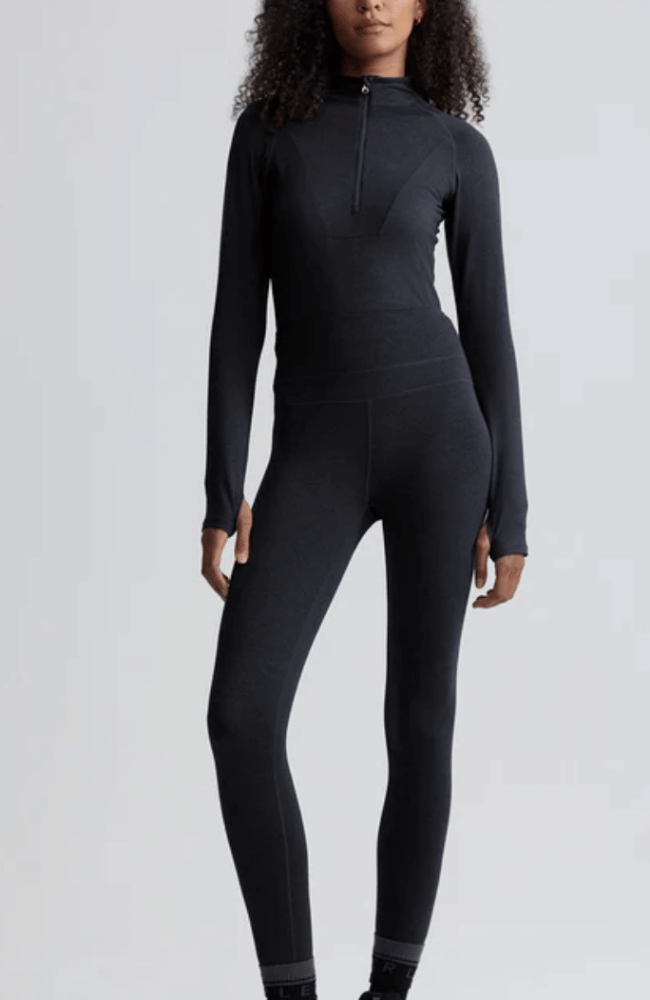 ALWAYS WARM BASE LAYER LEGGING - BLACK MARL-Varley-FLOW by nicole