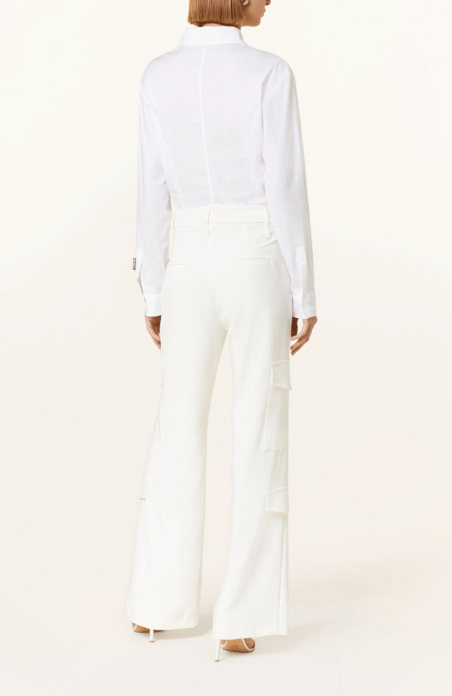AMELIE CARGO UTILITY PANT in OFF WHITE-CAMBIO-FLOW by nicole