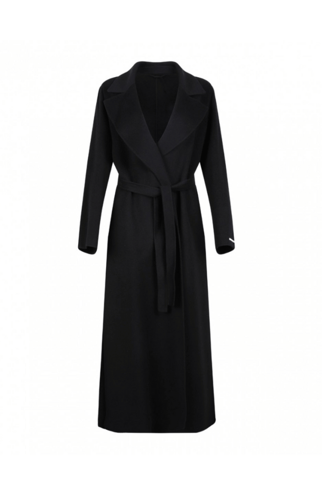 MARELLA by MAX MARA ARDENZA FULL LENGTH COAT - NOIR FLOW BY NICOLE MARELLA by MAX MARA ARDENZA FULL LENGTH COAT - NOIR FLOW BY NICOLE