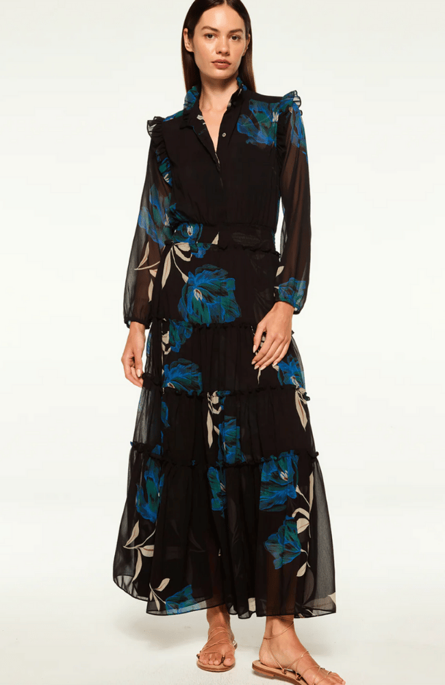 ARHEA DRESS in NIGHT SHADE FLORAL-MISA LOS ANGELES-FLOW by nicole