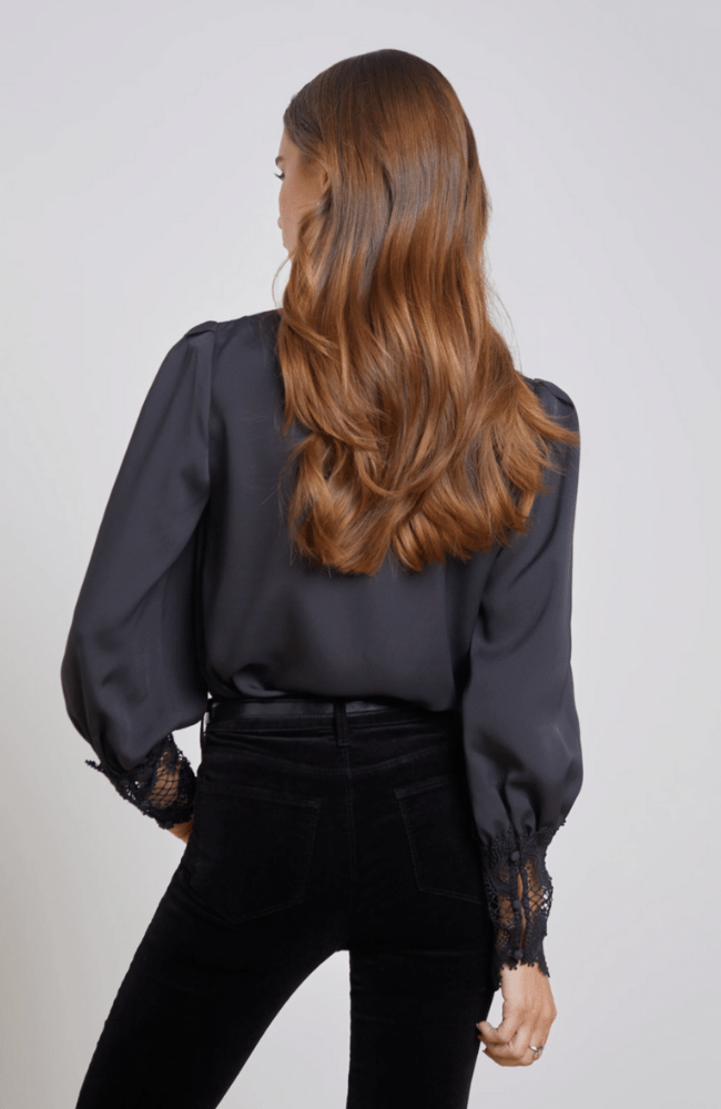 AVA BLOUSE - BLACK-L&#39; AGENCE-FLOW by nicole