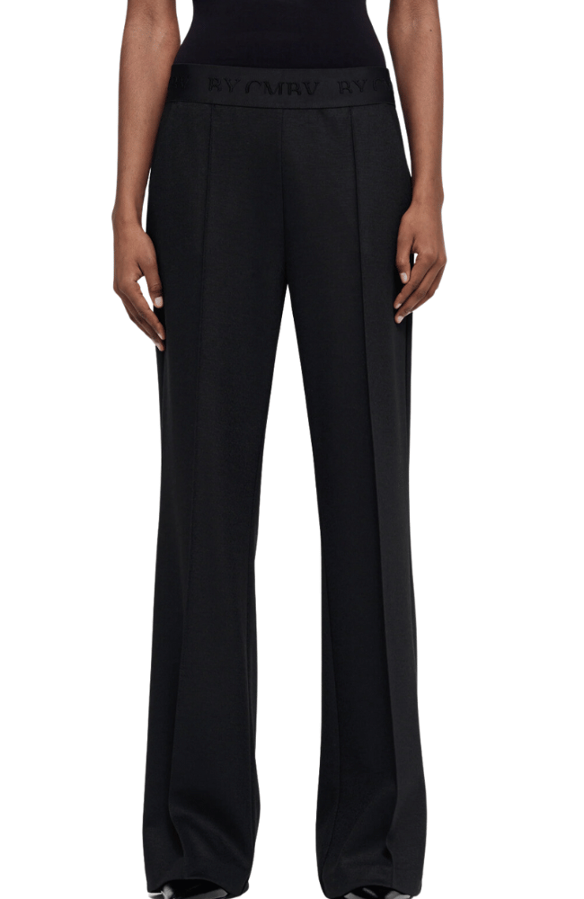 AVA PANT in BLACK-CAMBIO-FLOW by nicole