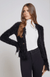 AZURE CARDIGAN BLAZER - BLACK-L' AGENCE-FLOW by nicole