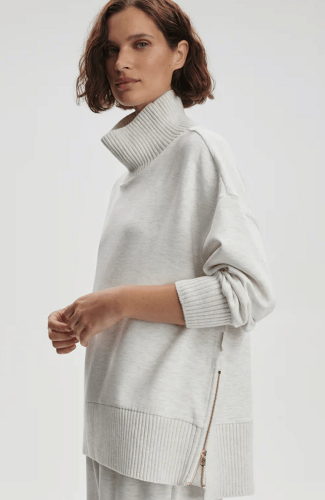 BARKER HIGH NECK SWEAT-Varley-FLOW by nicole