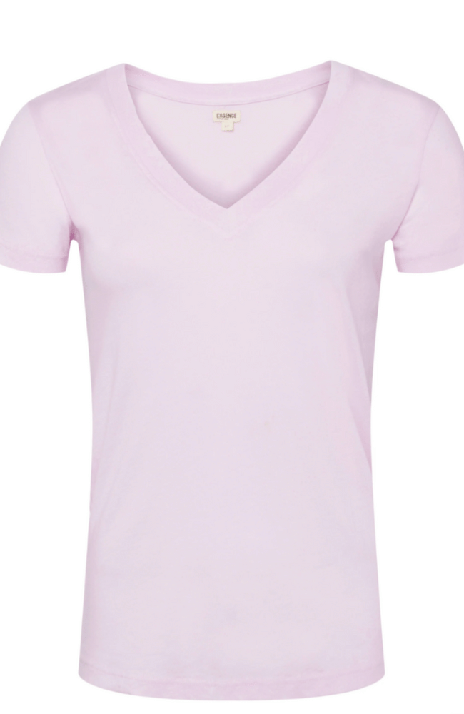 BECCA TEE in LILAC SNOW-L&#39; AGENCE-FLOW by nicole