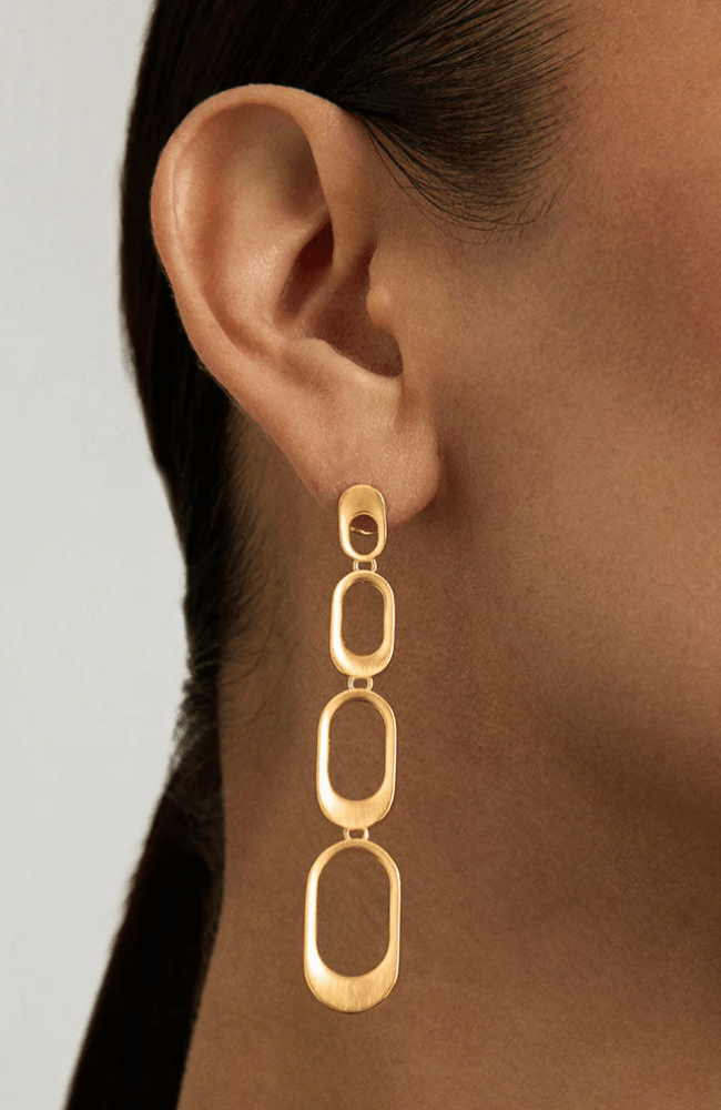 BLEEKER STATEMENT DROP EARRINGS-DEAN DAVIDSON-FLOW by nicole