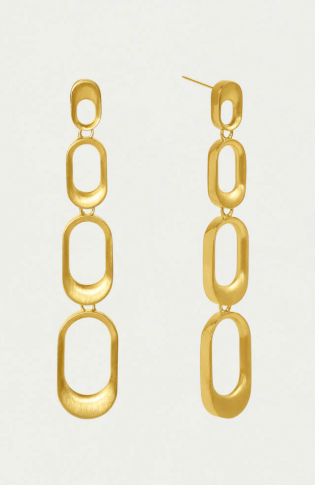 BLEEKER STATEMENT DROP EARRINGS-DEAN DAVIDSON-FLOW by nicole