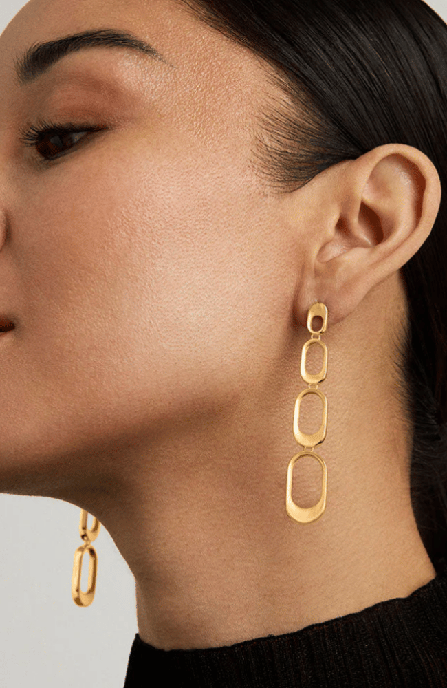 BLEEKER STATEMENT DROP EARRINGS-DEAN DAVIDSON-FLOW by nicole