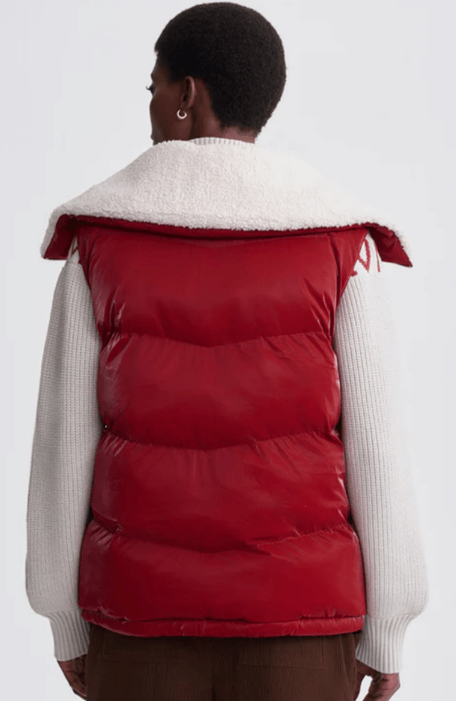 BROCK PUFFER GILET  RED-Varley-FLOW by nicole