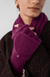 CASHMERE POP TOP GLOVE MIDNIGHT PLUM-WHITE + WARREN-FLOW by nicole