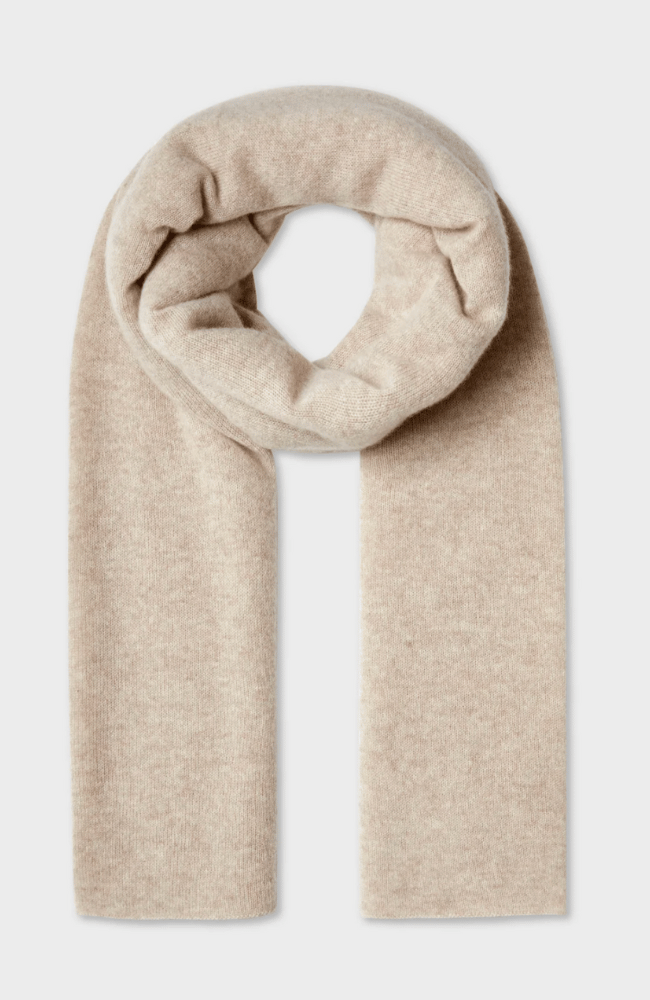 CASHMERE TRAVEL WRAP - SAND WHISP-WHITE and WARREN-FLOW by nicole