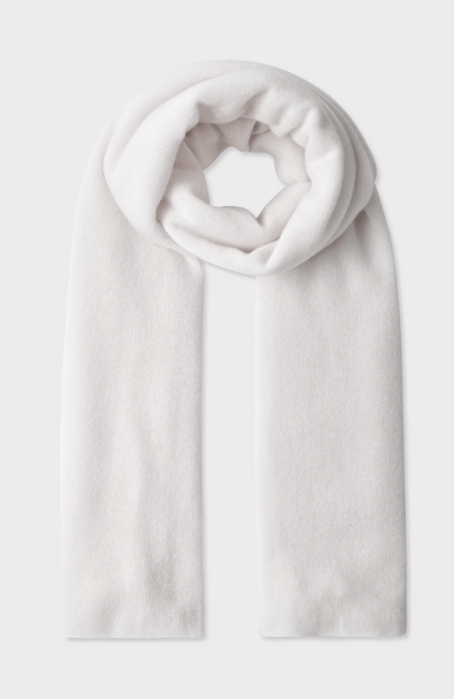 CASHMERE TRAVEL WRAP - SOFT WHITE-WHITE + WARREN-FLOW by nicole