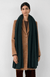 CASHMERE TRAVEL WRAP - SPRUCE HEATHER-WHITE + WARREN-FLOW by nicole