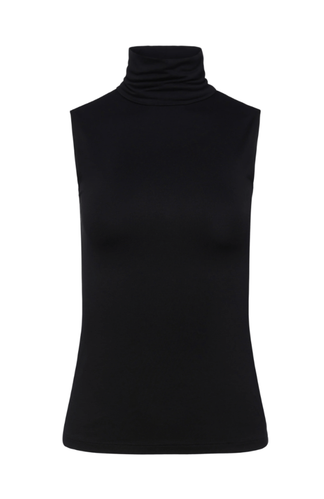 CECI SLEEVELESS TURTLENECK in BLACK-L&#39; AGENCE-FLOW by nicole