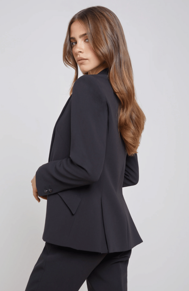 CHAMBERLAIN BLAZER in BLACK-L&#39; AGENCE-FLOW by nicole