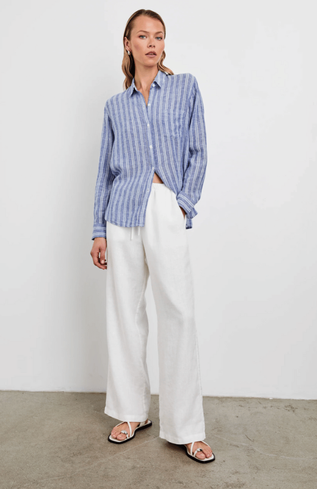 CHARLI LINEN - LAKE VIEW STRIPE-RAILS-FLOW by nicole