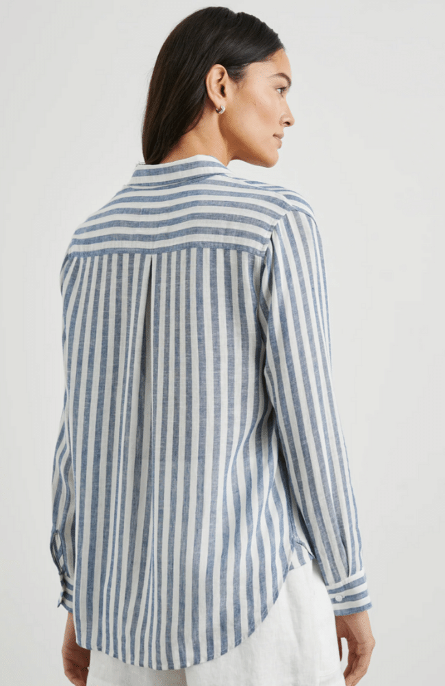 CHARLI SHIRT - ECHO STRIPE-RAILS-FLOW by nicole