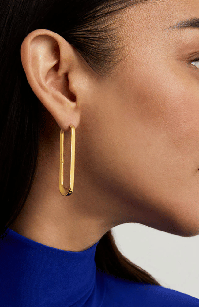 CROSBY DROP HOOP EARRINGS in GOLD-DEAN DAVIDSON-FLOW BY NICOLE CANADA