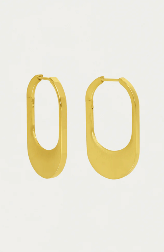 CROSBY HINGED HOOPS in GOLD-DEAN DAVIDSON-FLOW by nicole