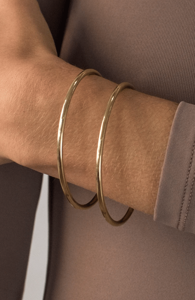 DANE BANGLE BRACELET SET - GOLD-JENNY BIRD-FLOW by nicole