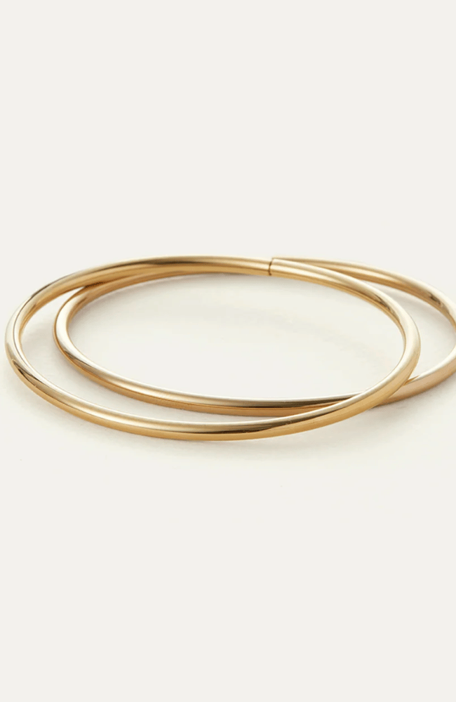 DANE BANGLE BRACELET SET - GOLD-JENNY BIRD-FLOW by nicole