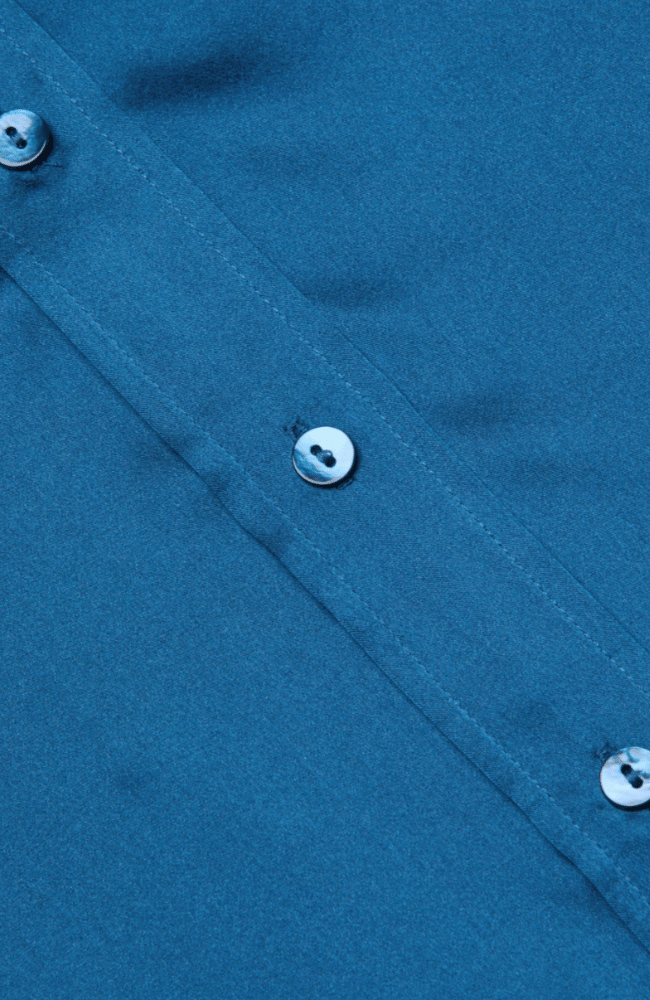 DANI SILK BLOUSE in STONE BLUE-L'AGENCE-FLOW by nicole