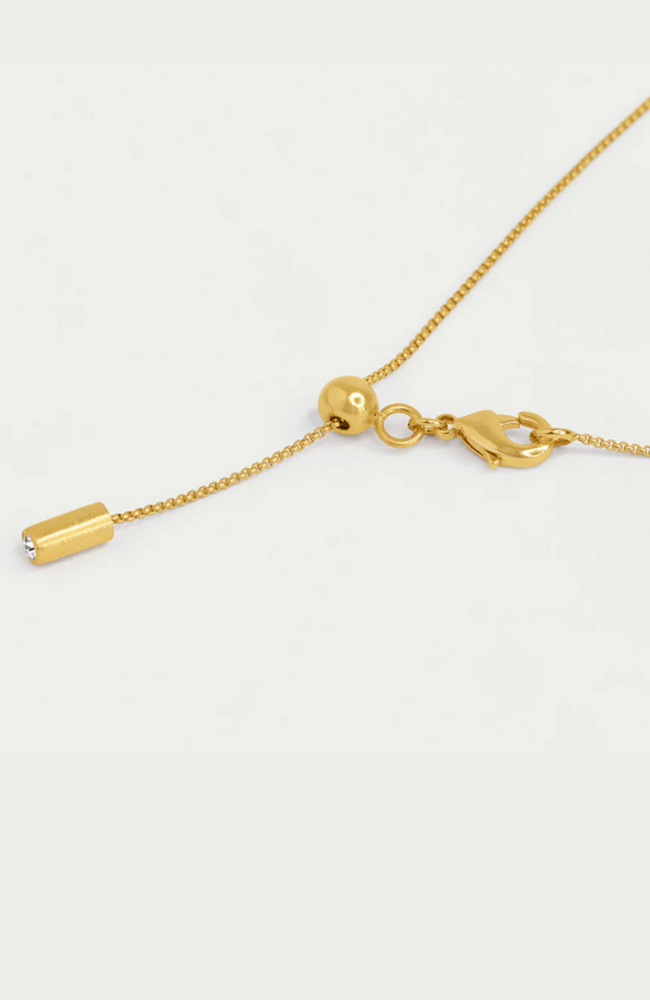 PETIT PAVE MINI TUBE NECKLACE in GOLD-DEAN DAVIDSON-FLOW BY NICOLE CANADA