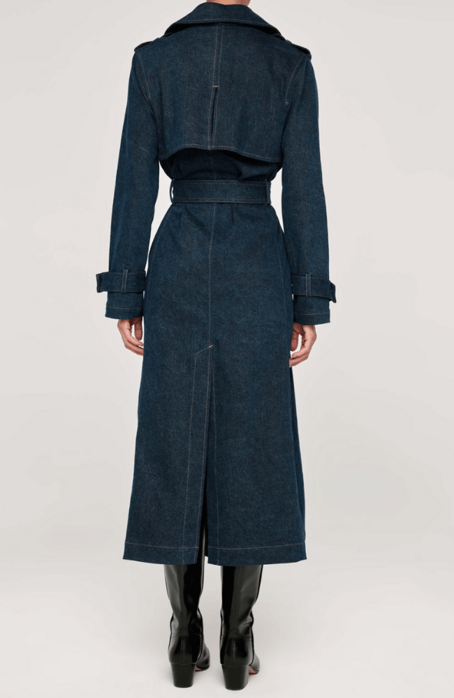 DENIM TRENCH COAT-DL 1961-FLOW by nicole